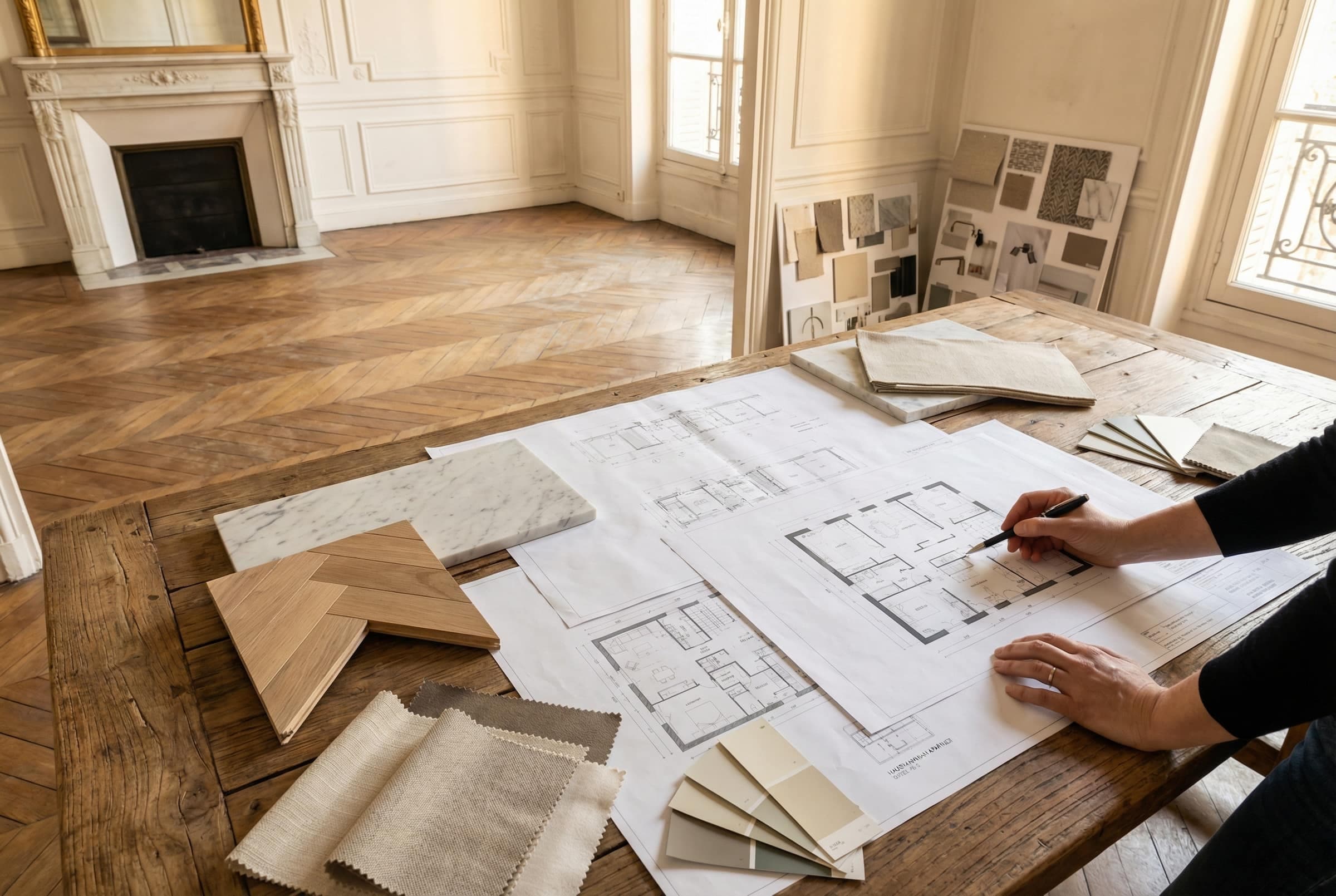 Paris apartment renovation preliminary project