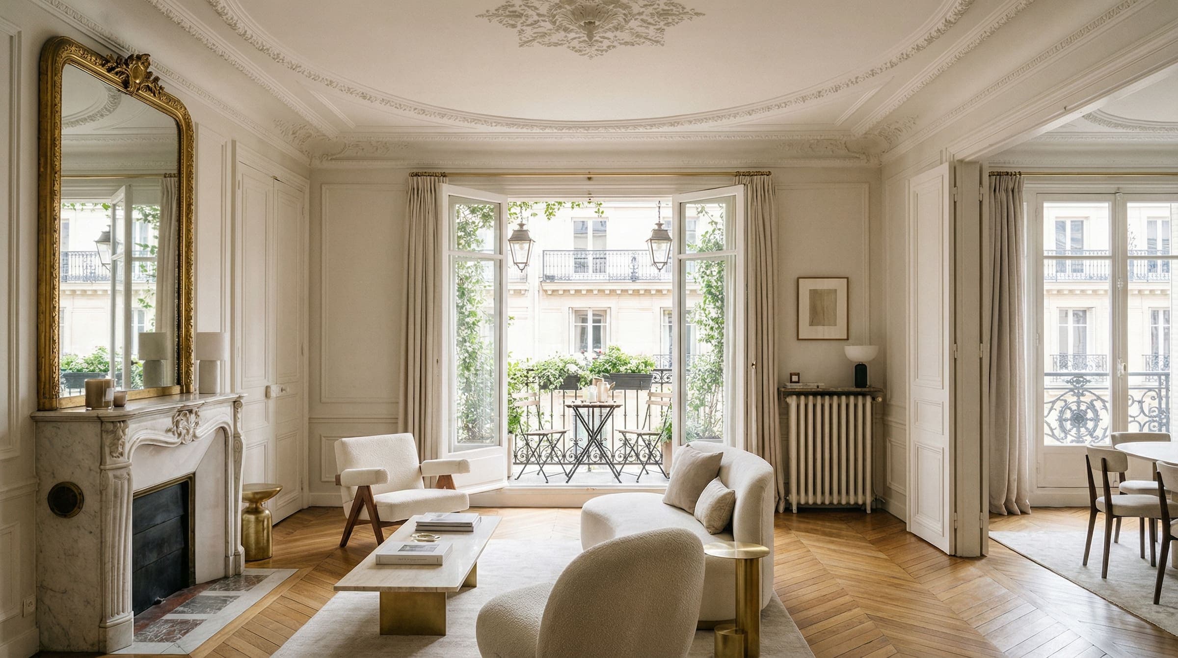 Design terrazza parigina